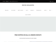 Tablet Screenshot of fourseasonsproducts.com